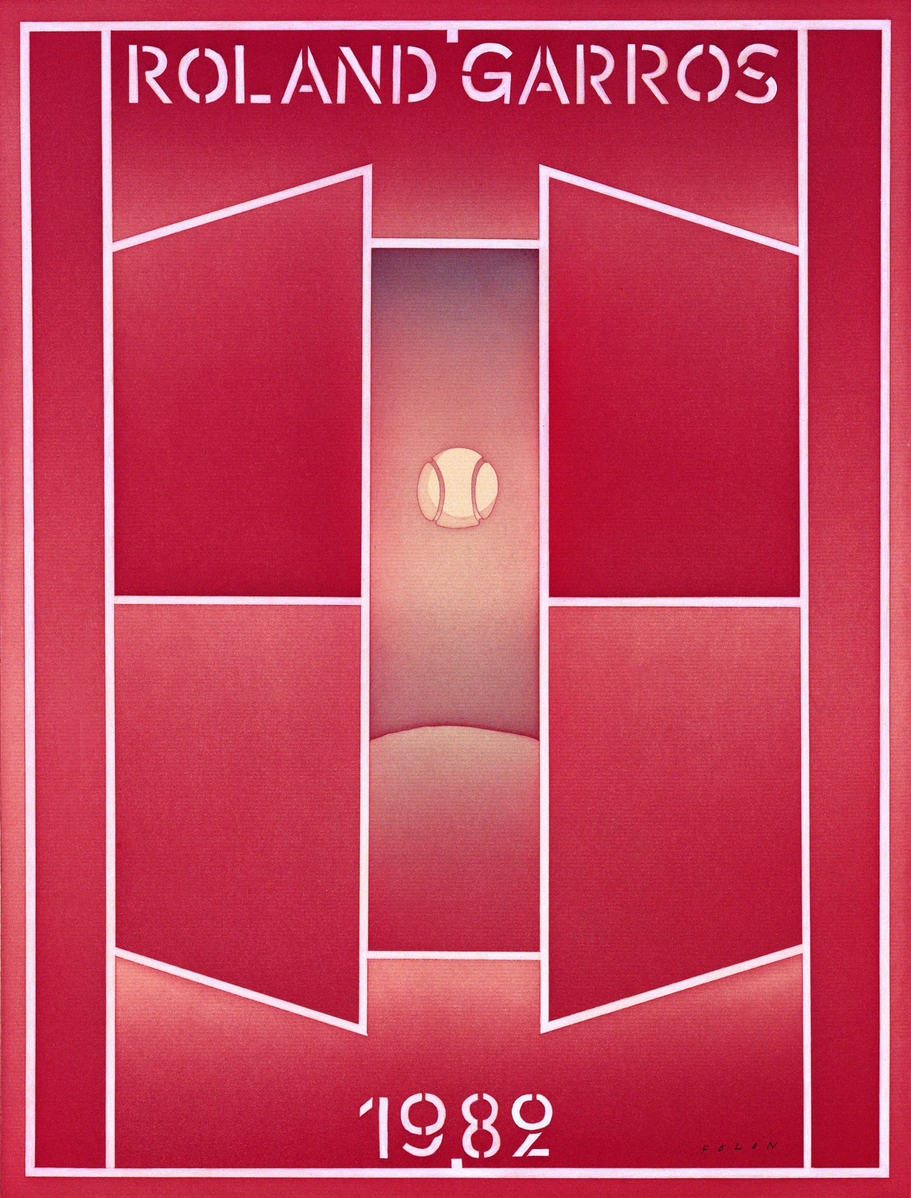 Poster for Jean-Michel Folon 1982