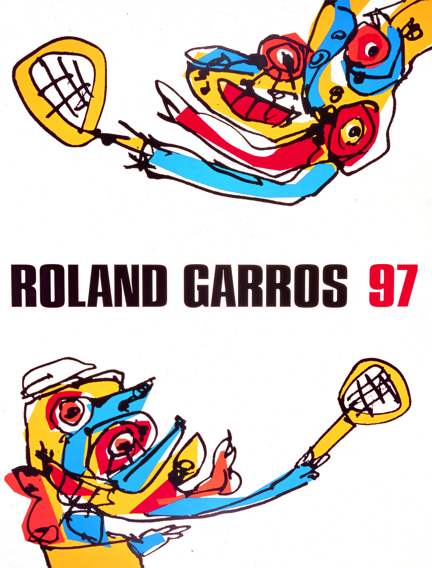 Poster for Antonio Saura 1997