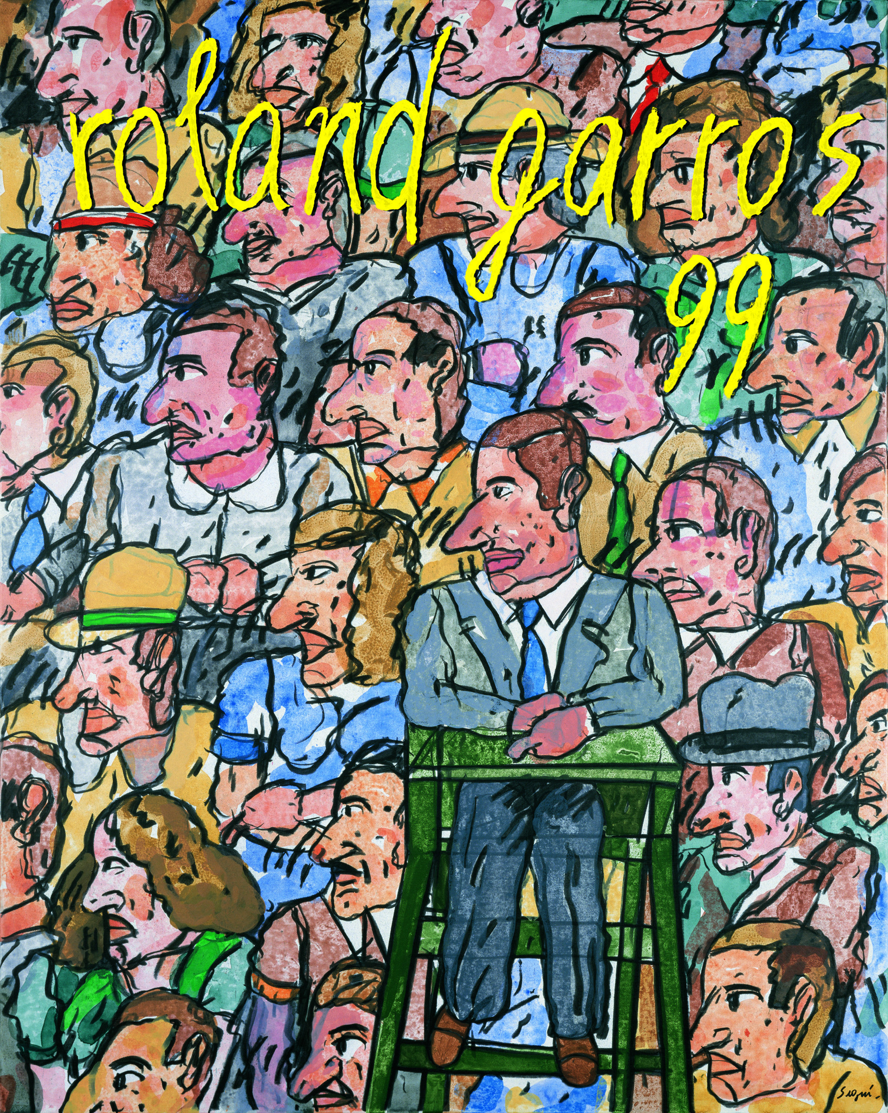 Poster for Antonio Seguí 1999