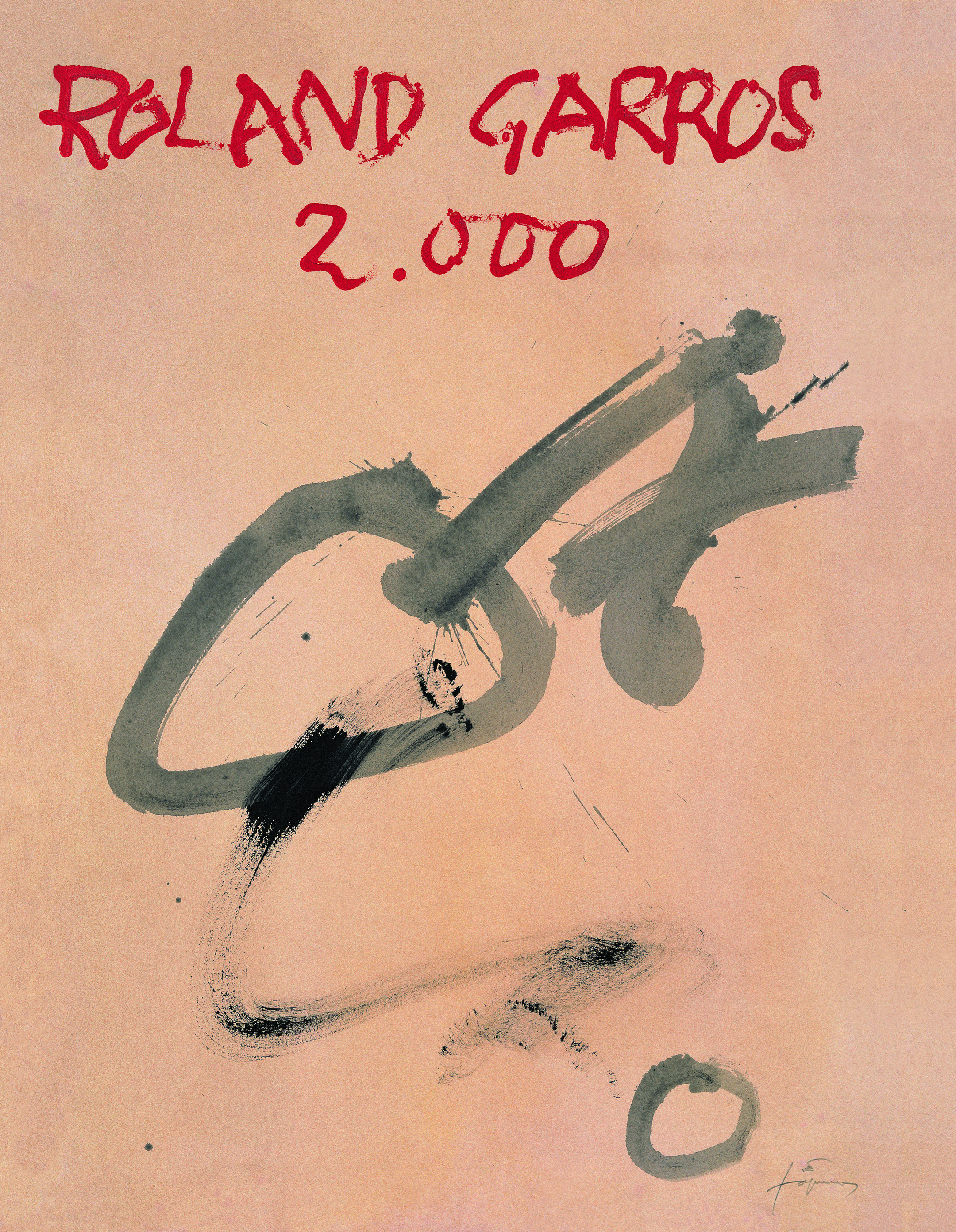 Poster for Antoni Tàpies 2000