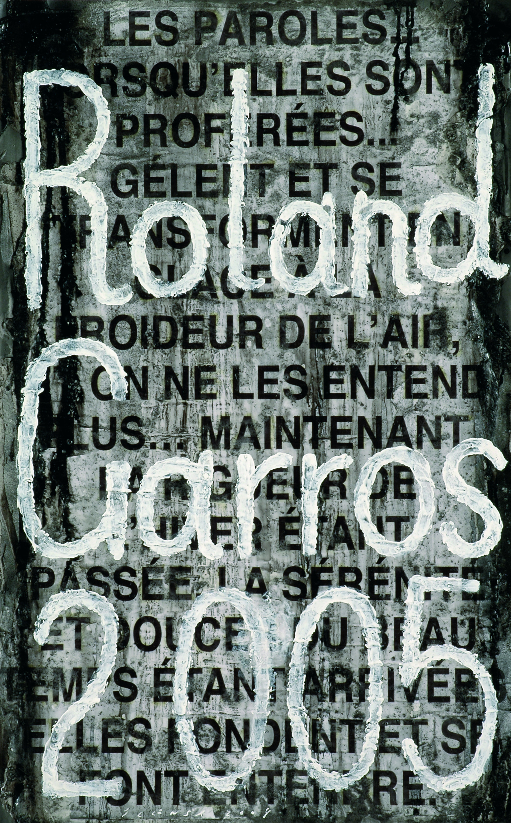 Poster for Jaume Plensa 2005